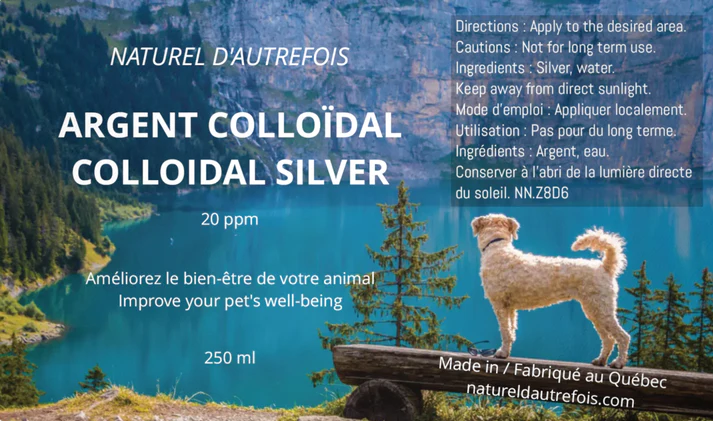 Argent colloidal pour chien et chat